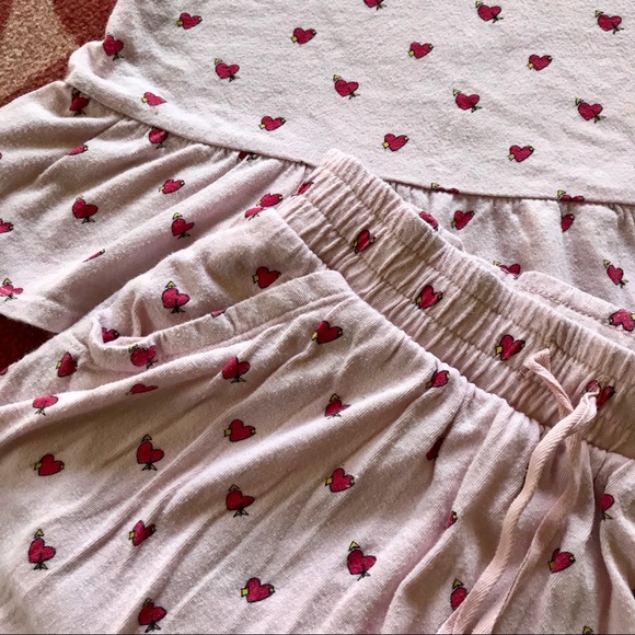 (4) GAP Shirt Skort Stripes Hearts 💕 Matching Set - Picture 6 of 8
